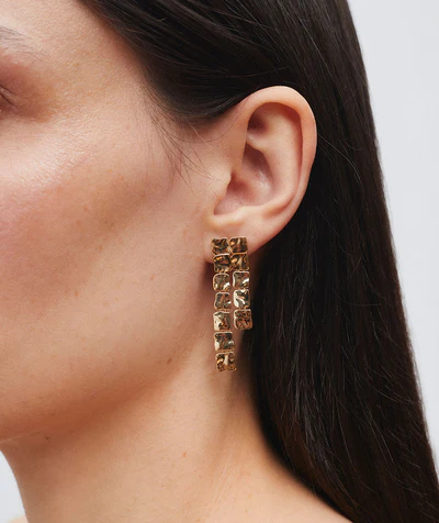 Detalle Pendientes Largos Dobles Reflexes Vidal & Vidal